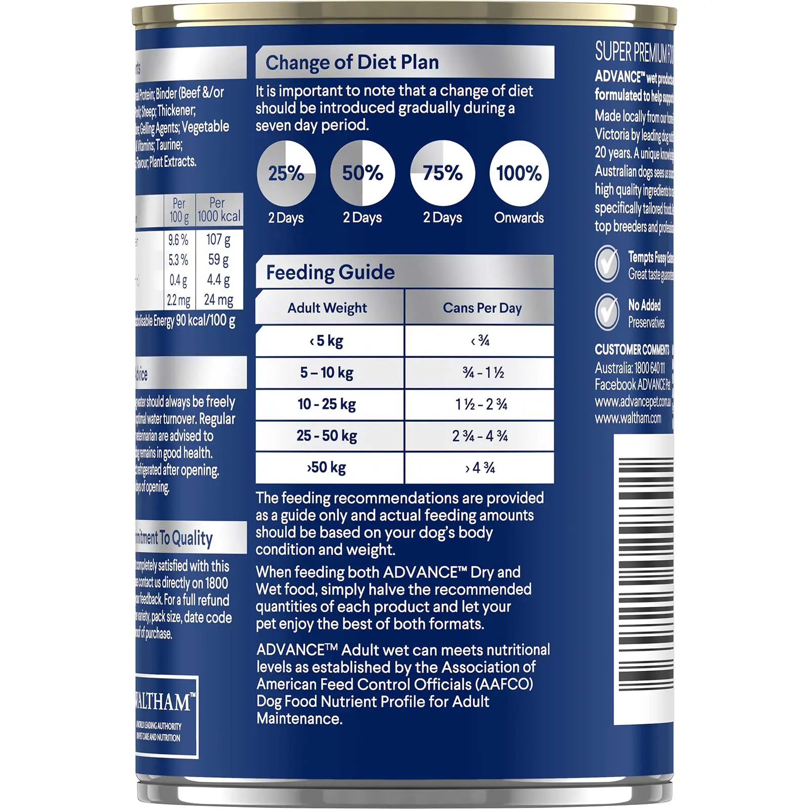 Advance Dog Food Can Adult Casserole with Chicken - Image 3