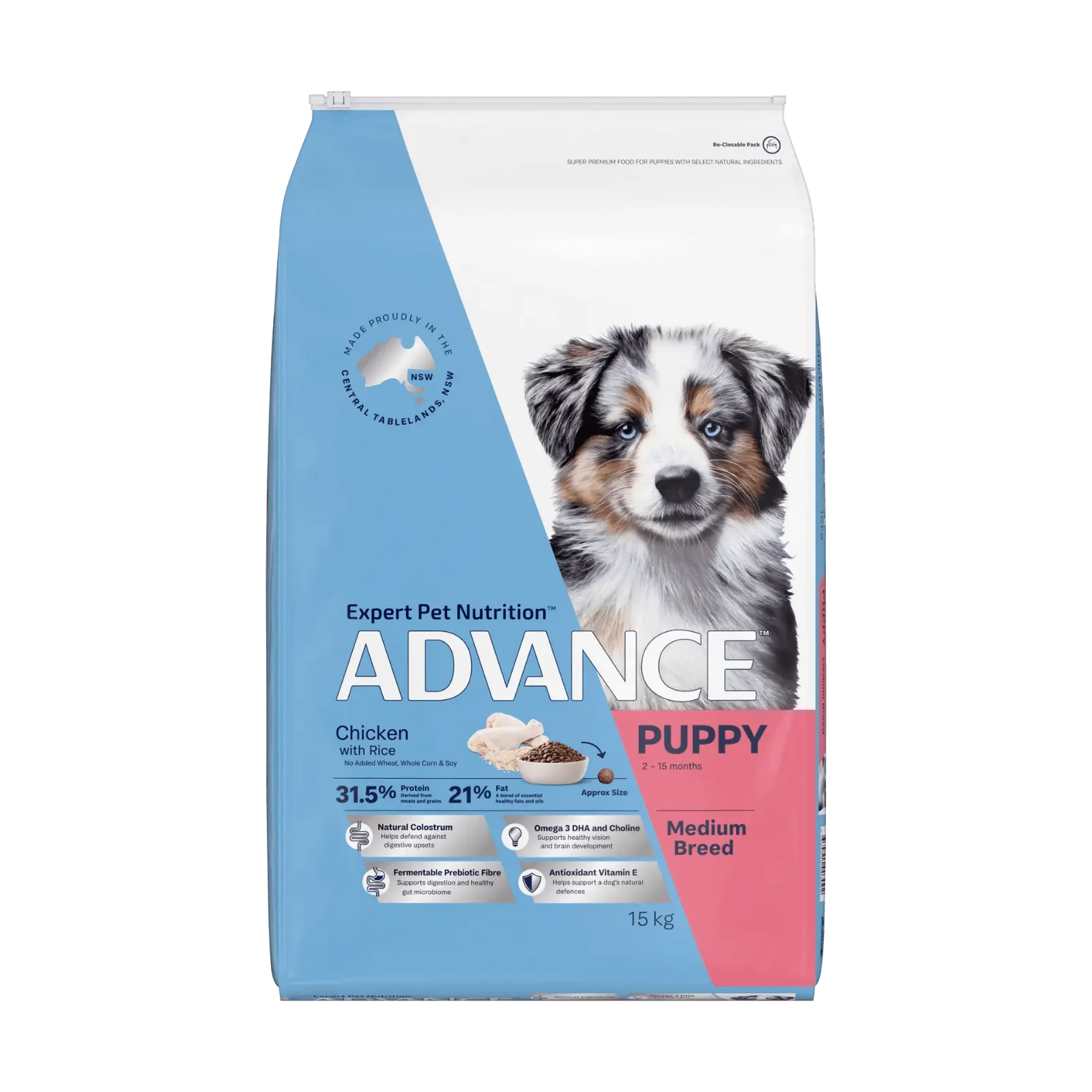 Advance Dog Food Puppy Medium Breed Chicken with Rice - Image 8