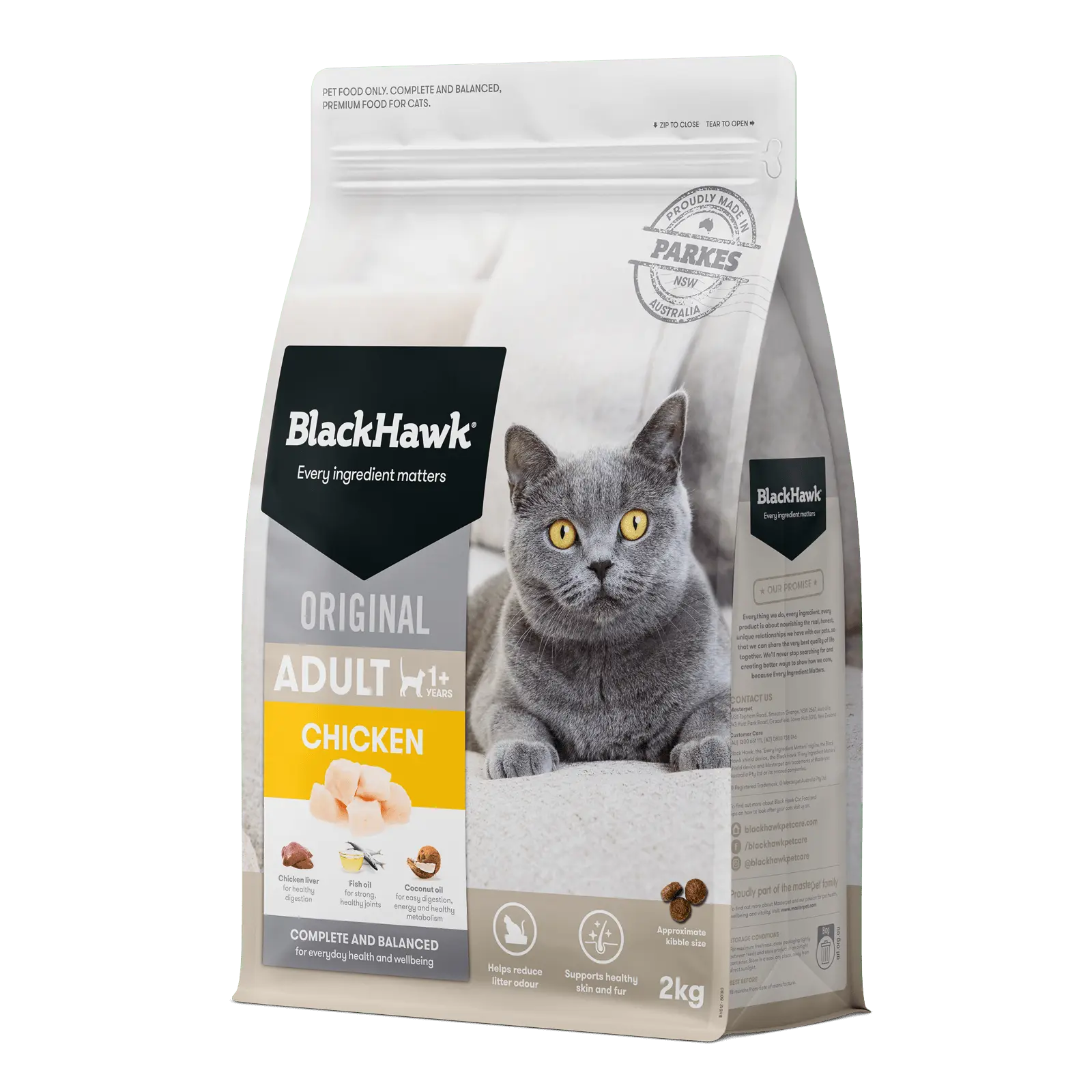 Black Hawk Original Cat Food Adult Chicken