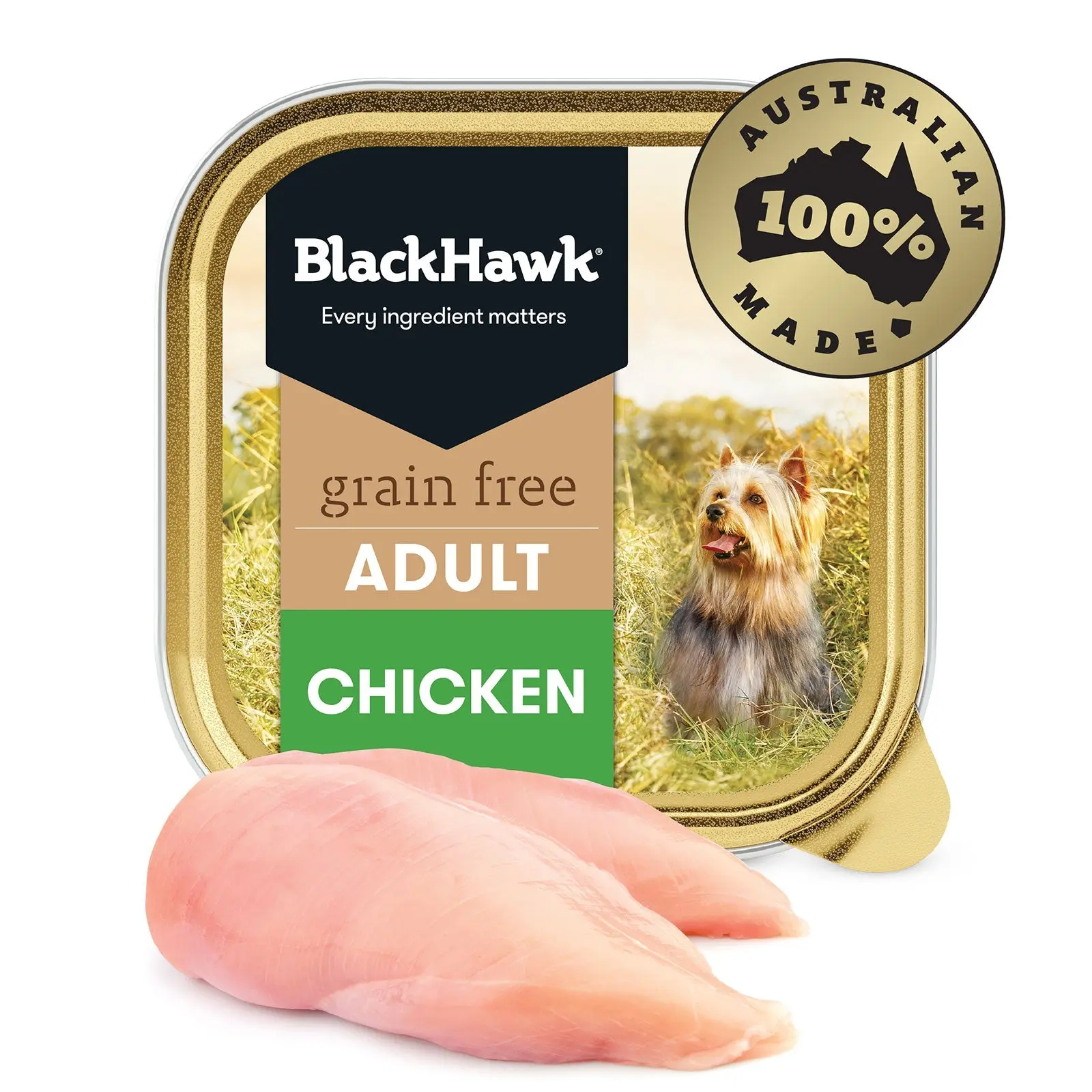 Black Hawk Grain Free Dog Food Tray Chicken - Image 3