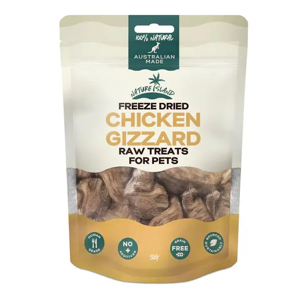 Nature Island Freeze Dried Chicken Gizzard 50g