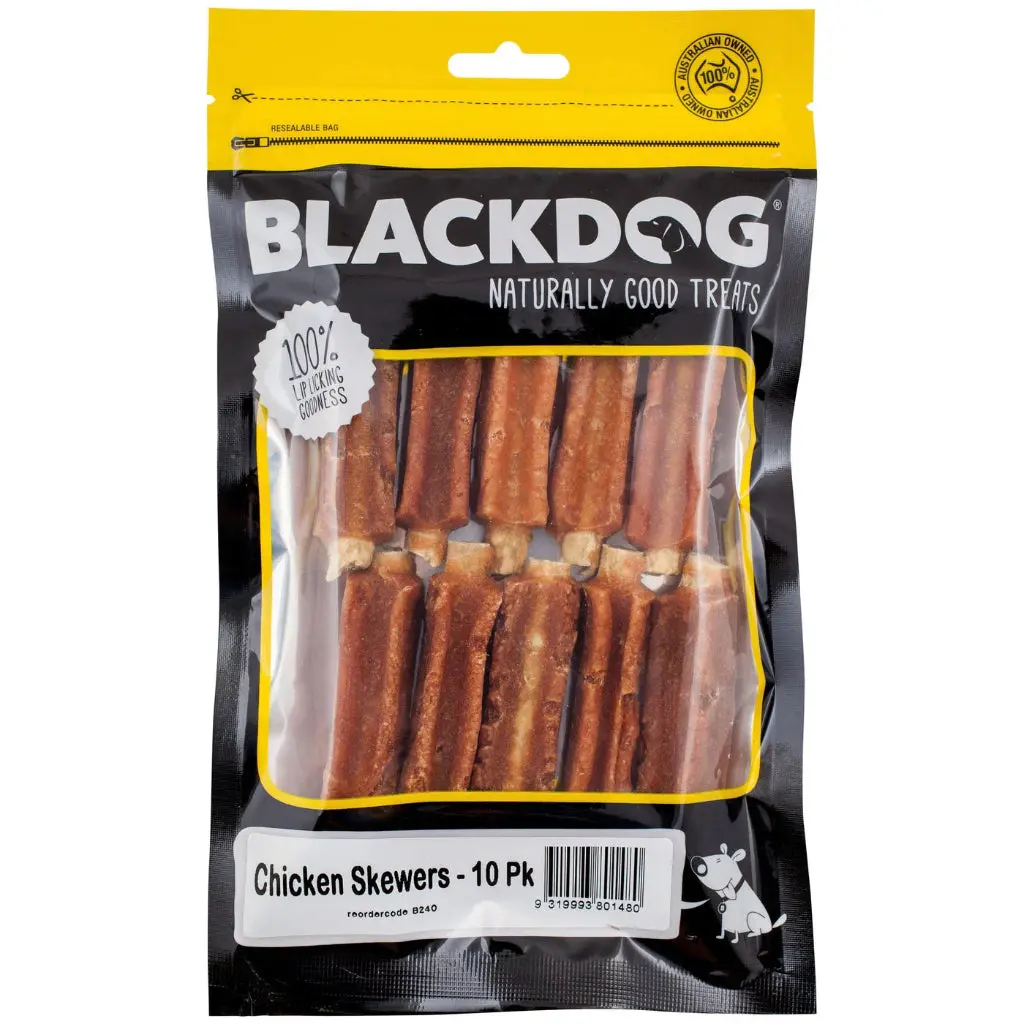 Black Dog Chicken Skewers (10 Pack)