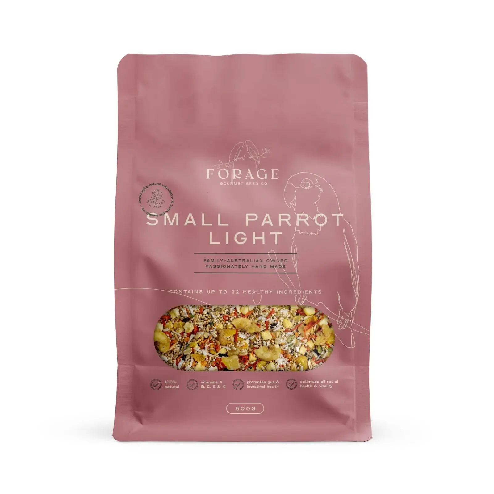 Forage Gourmet Small Parrot Light Food