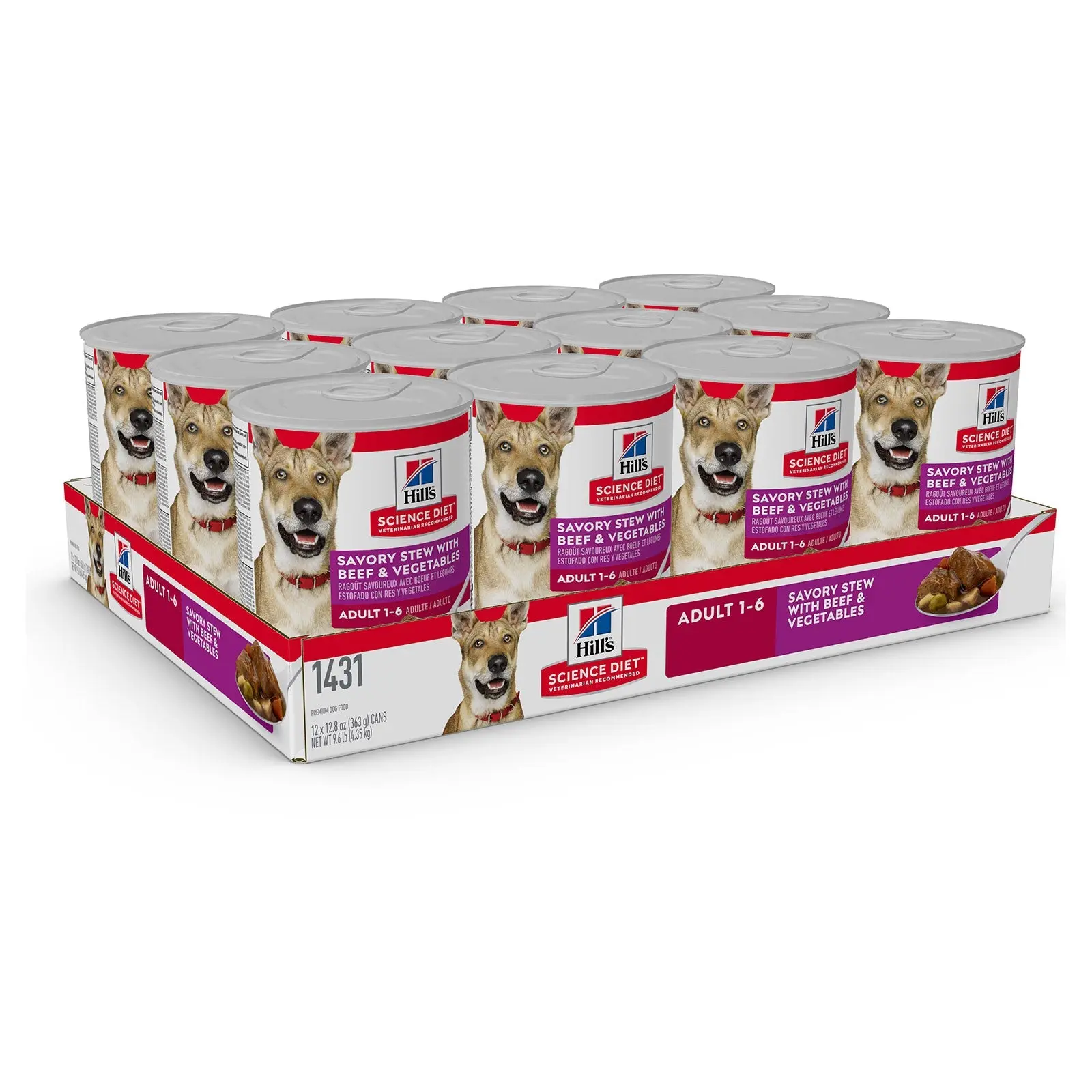 Hill's Science Diet Dog Food Can Adult Savoury Stew Beef & Vegetables - Image 10
