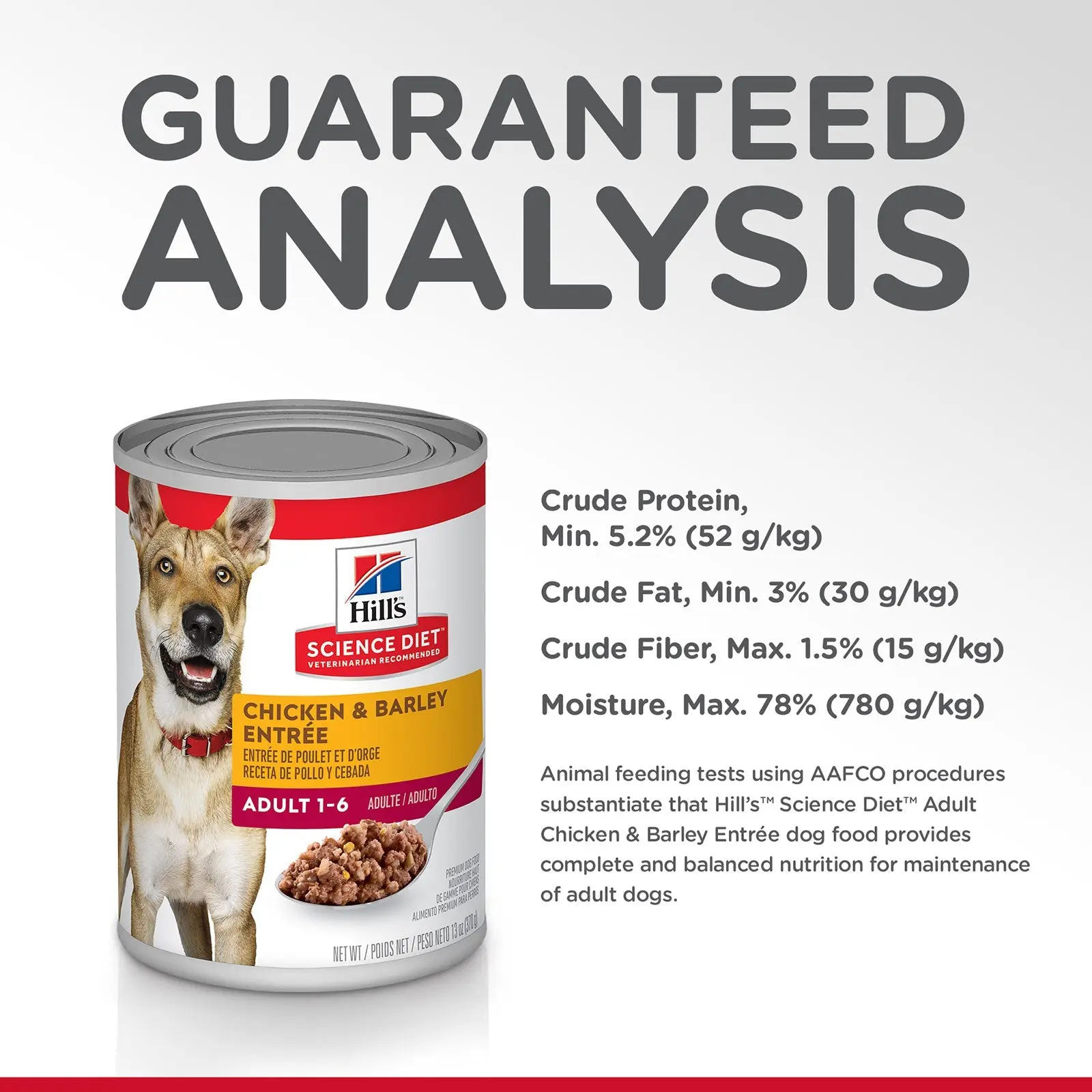 Hill's Science Diet Dog Food Can Adult Chicken & Barley Entrée - Image 7