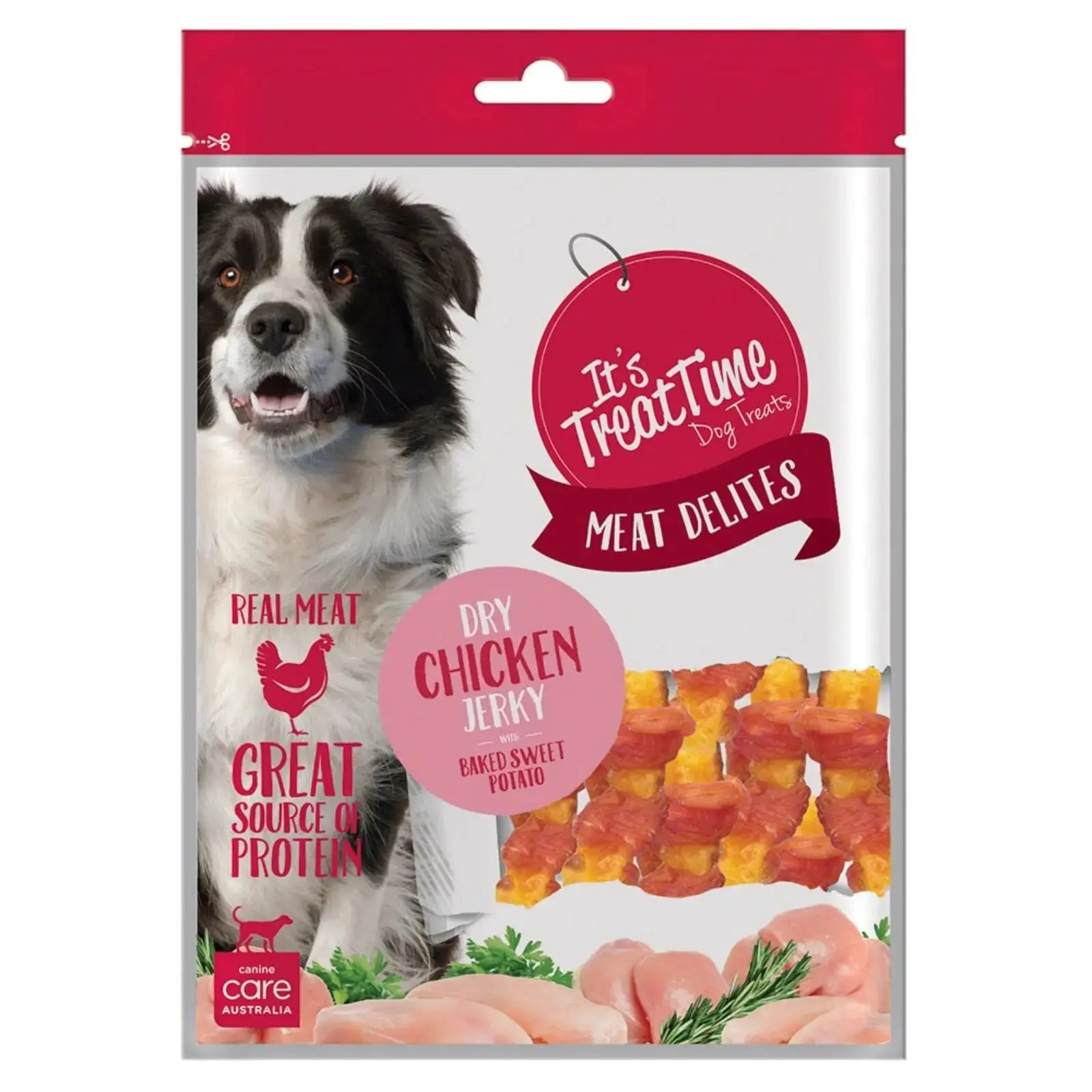 It's Treat Time Meat Delites Chicken Jerky with Baked Sweet Potato - Image 4