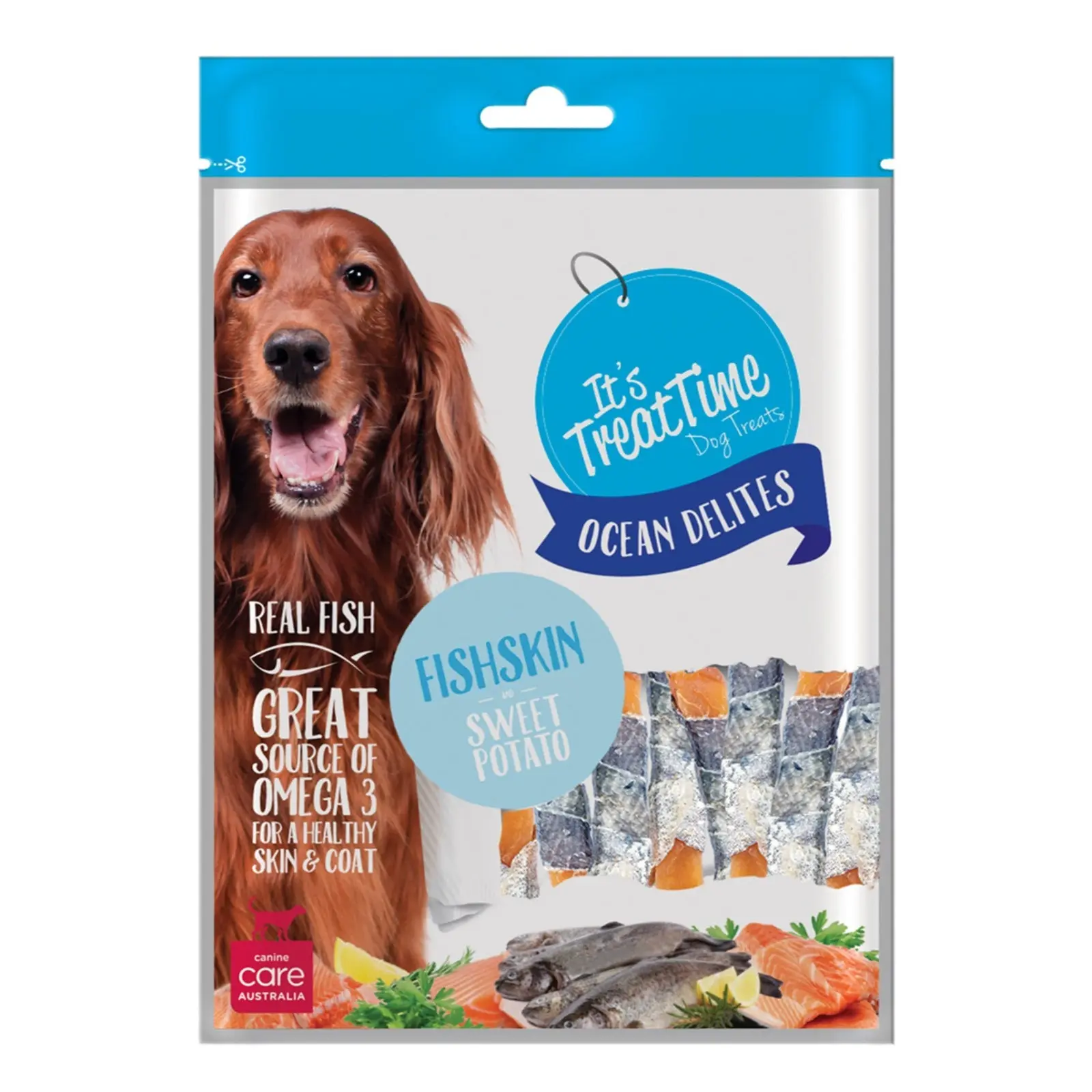 It's Treat Time Ocean Delites Fishskin & Sweet Potato - Image 2