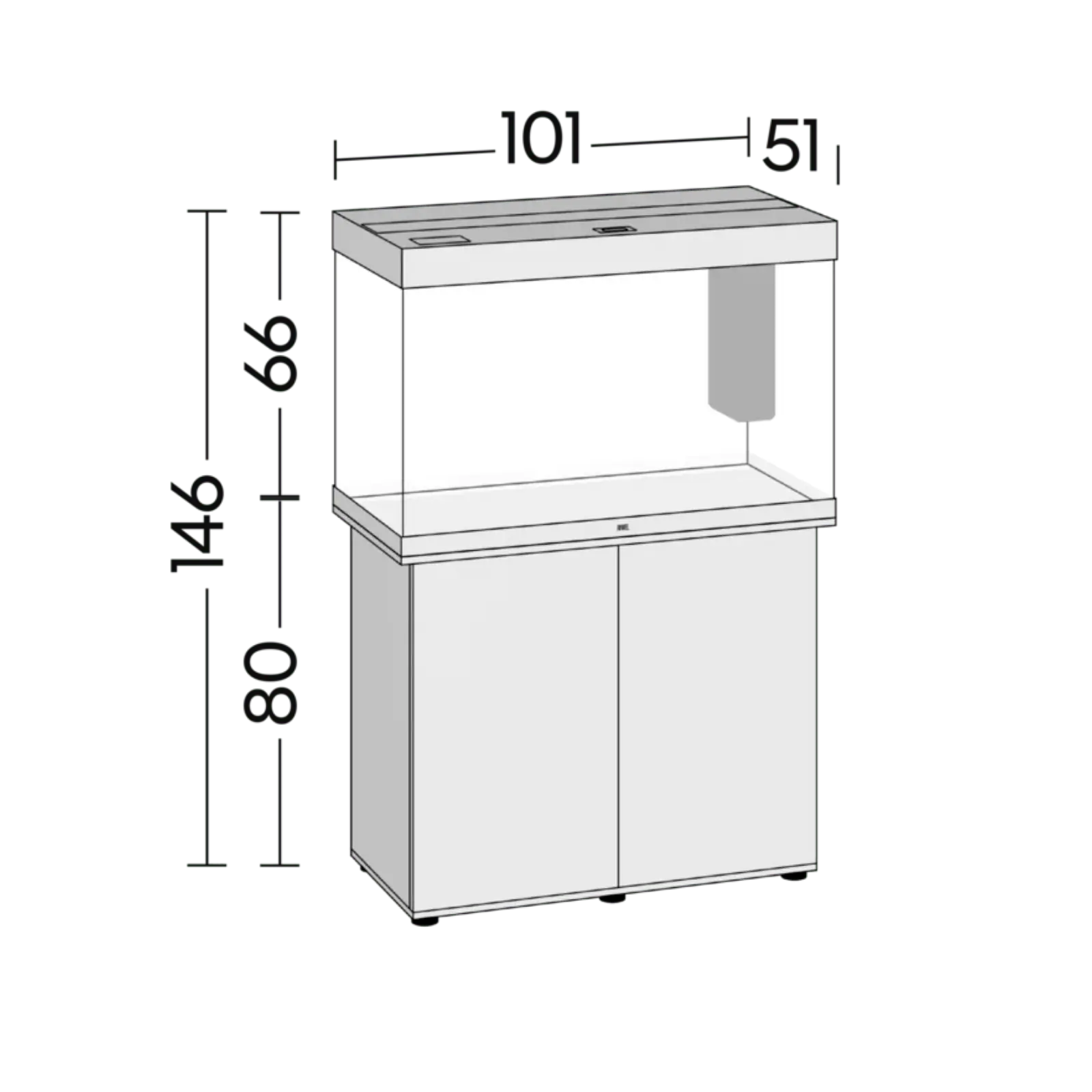 Juwel Rio 290 LED Aquarium and Cabinet Set - Image 6