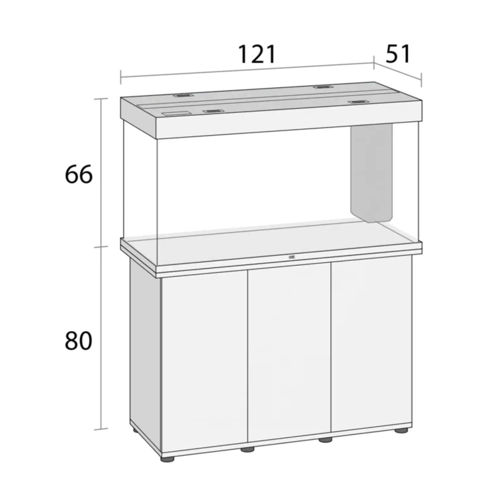 Juwel Rio 350 LED Aquarium and Cabinet Set - Image 6