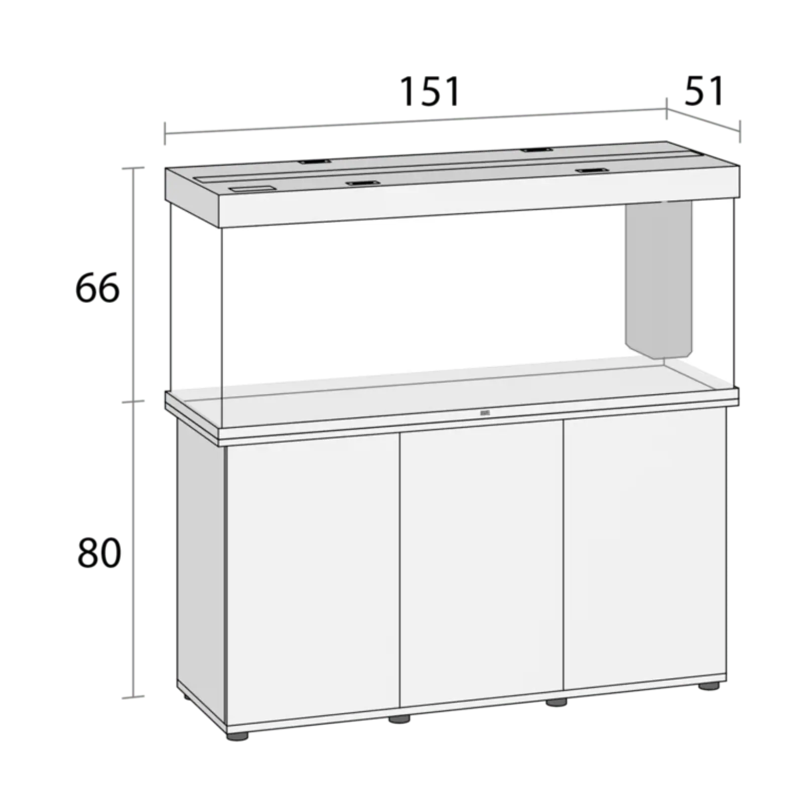 Juwel Rio 450 LED Aquarium and Cabinet Set - Image 6