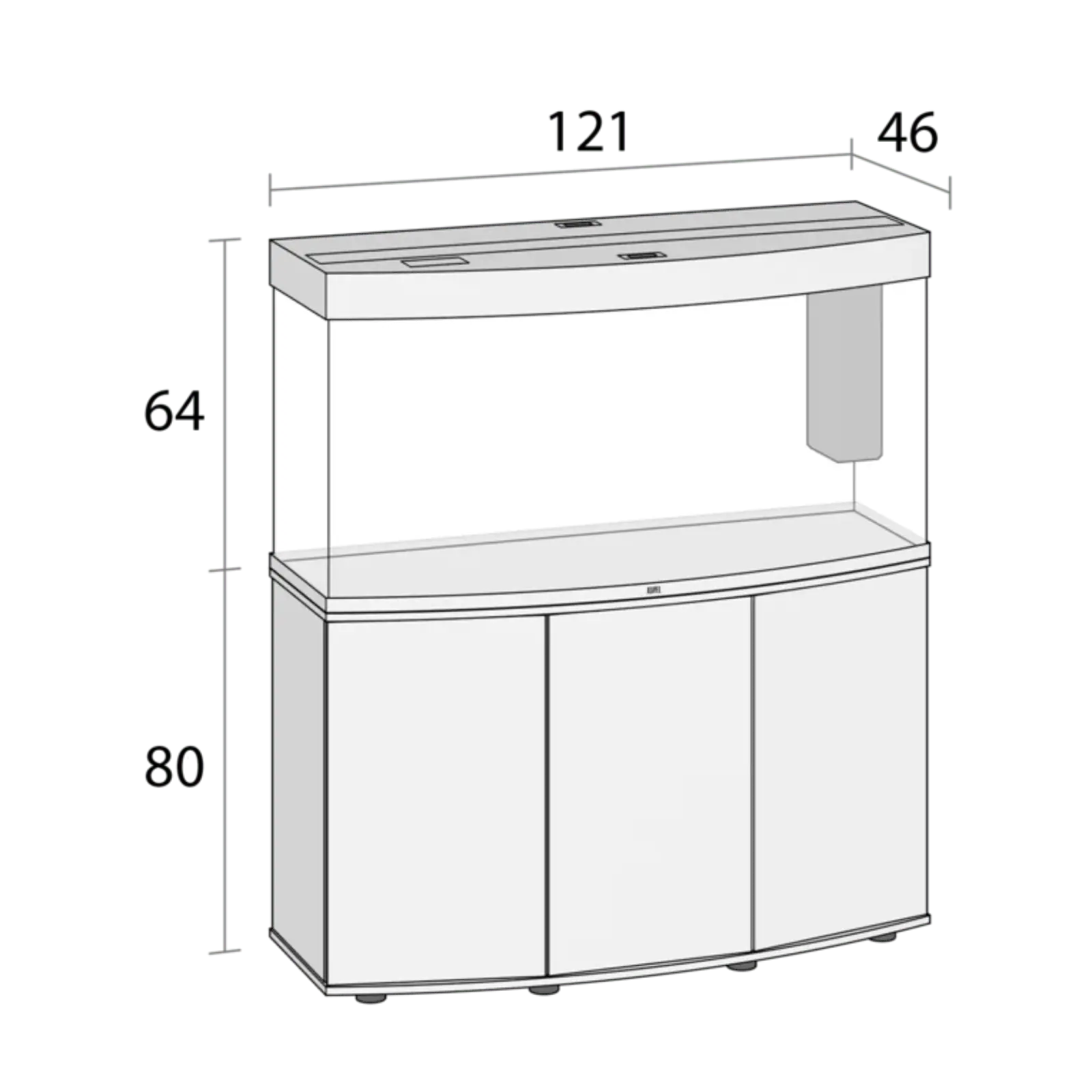 Juwel Vision 260 LED Aquarium and Cabinet Set - Image 5