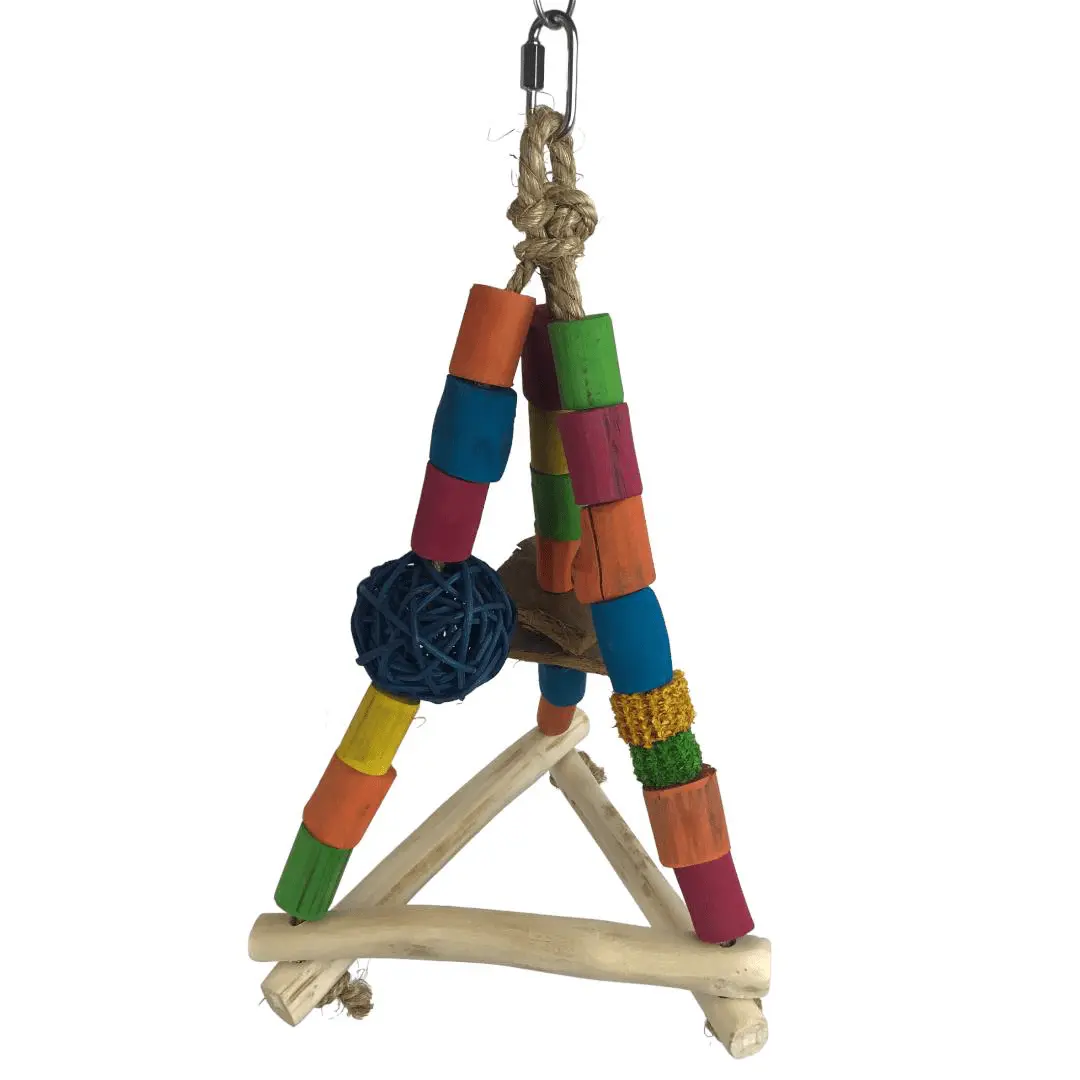 Nino's Java Bird Toy Mini Triangle