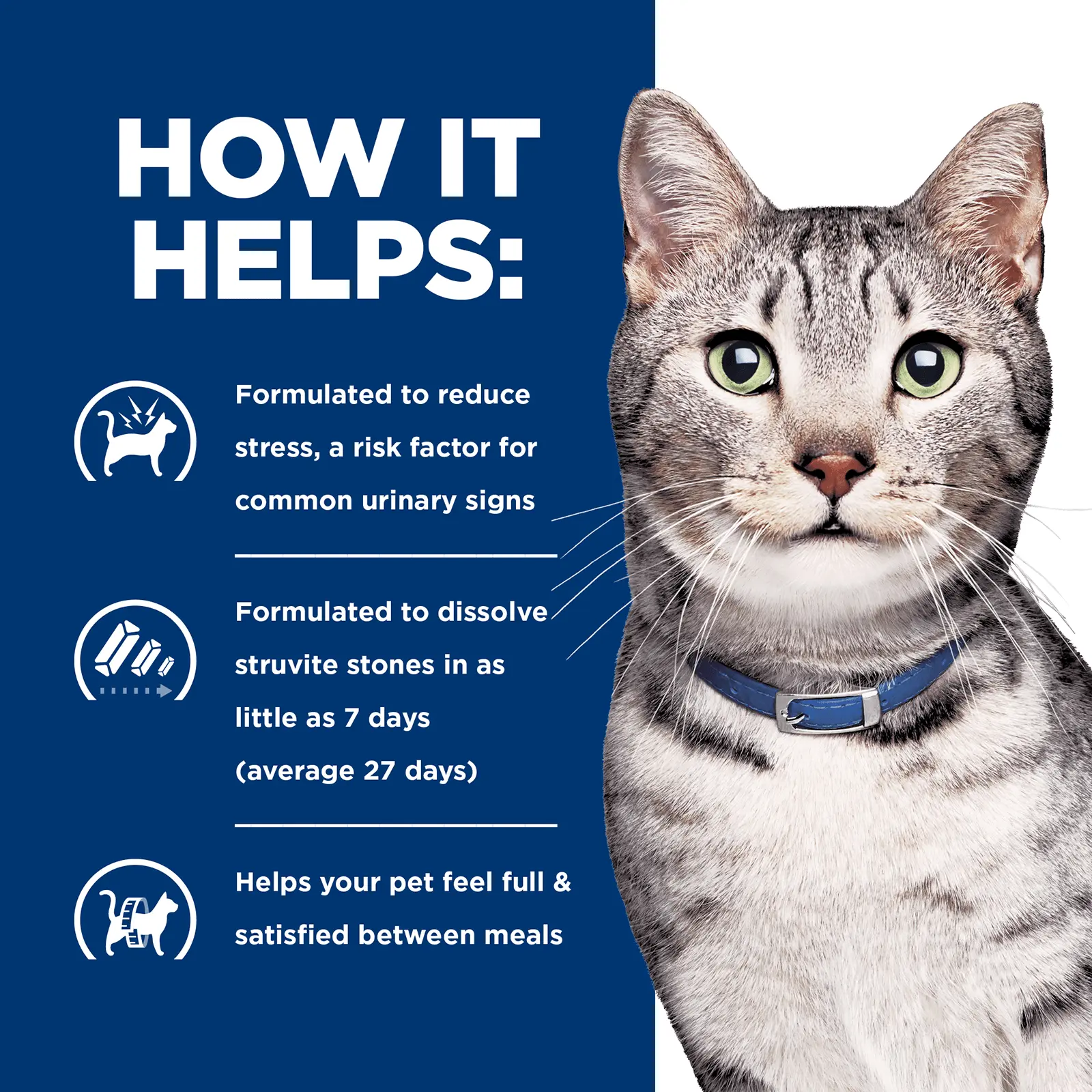 Hill's Prescription Diet Cat Food c/d Multicare Stress + Metabolic + Urinary Weight Care - Image 5