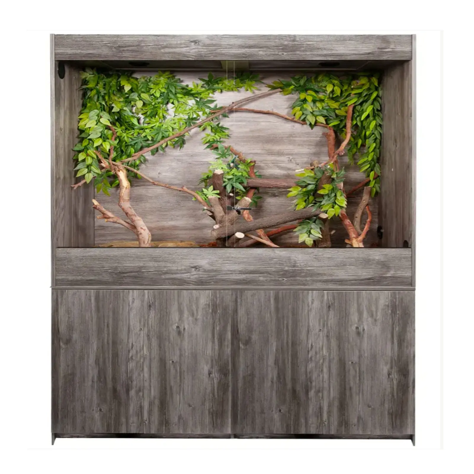 Reptile One Vivarium S2M 18612 & Cabinet ROC 1806 Set - Nebraska Oak