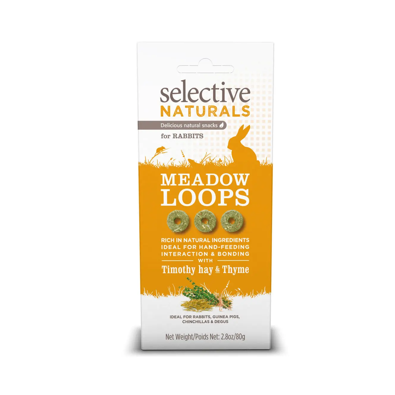 Selective Naturals Small Animal Meadow Loops 80g