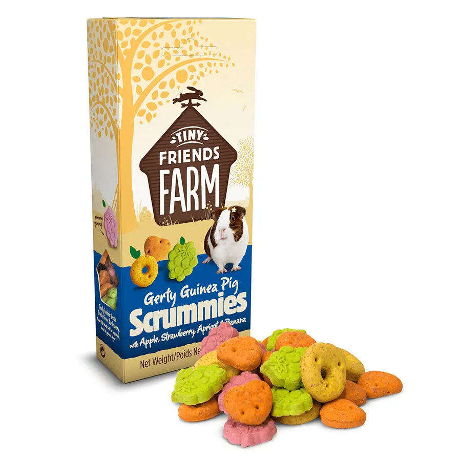 Tiny Friends Farm Gerty Scrummies with Apple, Strawberry, Apricot & Banana 120g